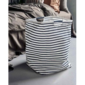 House Doctor Stripes Vasketøjspose, Sort/Hvid