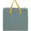 House Doctor Raia Taske/Opbevaring 58x32 cm, Mrkegrn/Offwhite