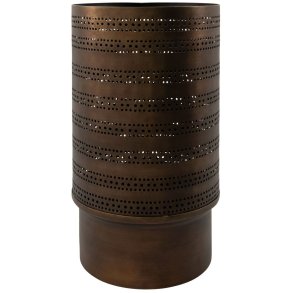 House Doctor Mesu Kerzenhalter H34,5 cm, Antikbraun