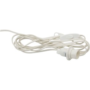 House Doctor Bursa Fassung E14 400 cm, Wei