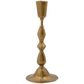 House Doctor Don Lysestage H20 cm, Antik Guldfinish