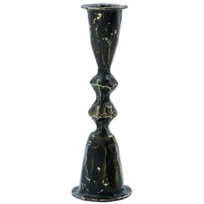 House Doctor Mero Kerzenhalter H16 cm, Schwarz