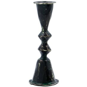 House Doctor Mero Lysestage H14 cm, Sort