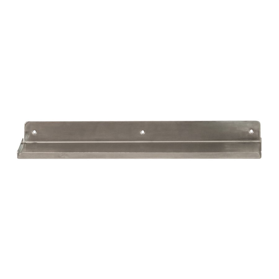 House Doctor Ledge Regal 43x11,5 cm, Gebürstetes Silber