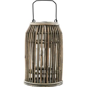 House Doctor Ova Laterne H32 cm, Rattan
