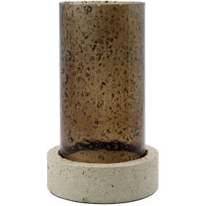 House Doctor Rivo Kerzenhalter H21,5 cm, Braun