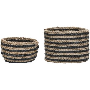 House Doctor Zola Aufbewahrungskorb 2er Set, Seegras