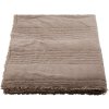 House Doctor Ruffle Quilt 180x130 cm, Lysebrun