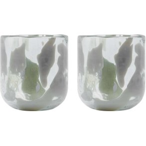 House Doctor Home Teelichthalter 2er Set H9,5 cm, Beige