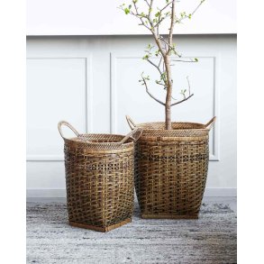House Doctor Pura Kurve 2 stk, Bambus/Rattan