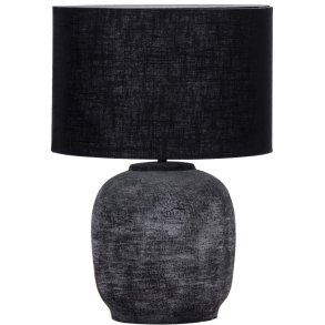 House Doctor Tahi Tischlampe H65 cm, Schwarz