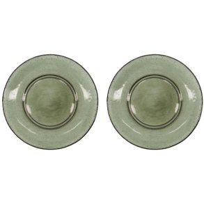 House Doctor Rain Teller 2er Set 21 cm, Grn