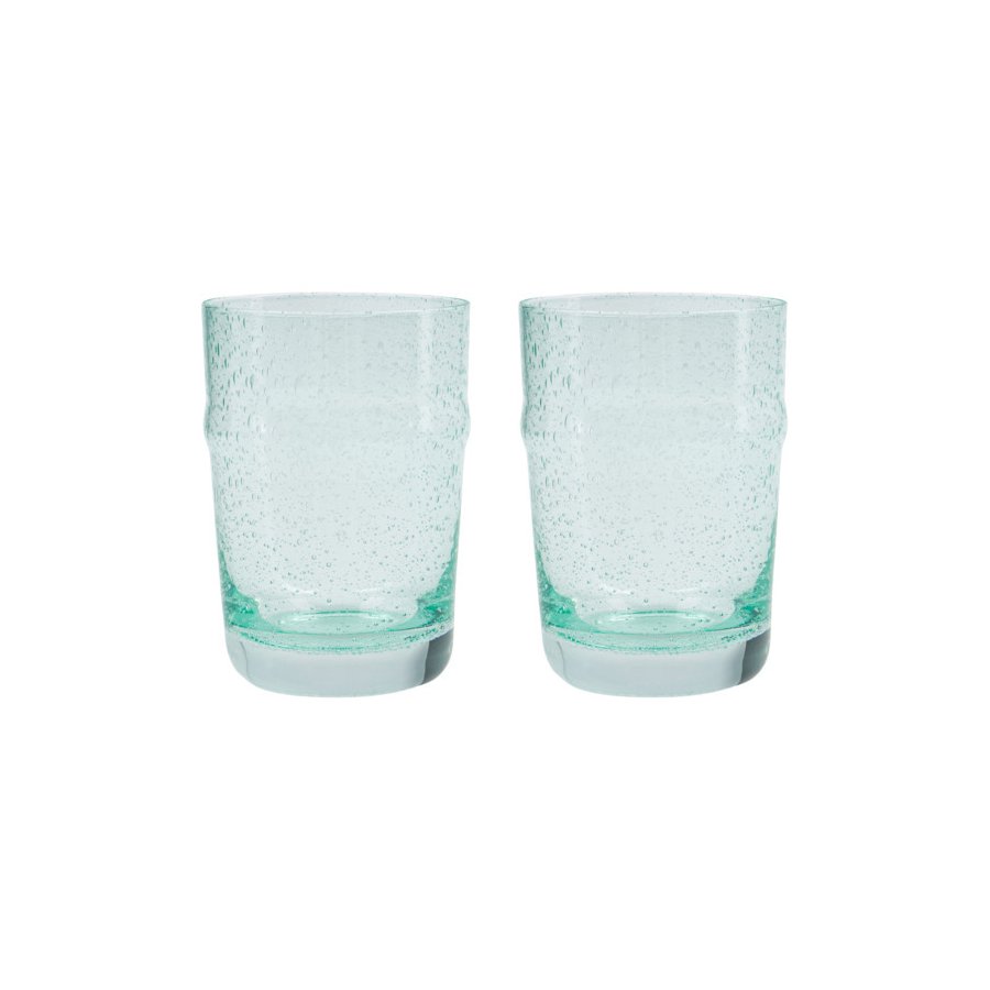 House Doctor Rain Glas 2er Set, Aqua