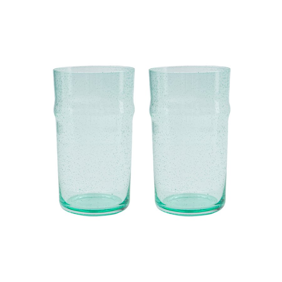 House Doctor Rain Glas 2er Set, Aqua
