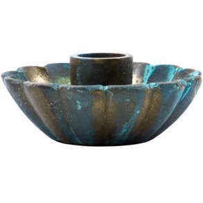 House Doctor Pli Kerzenhalter H4 cm, Antikgrn