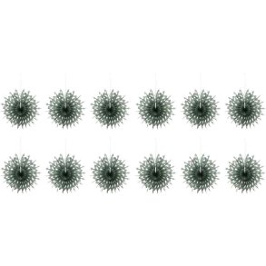 House Doctor Fold Papieraufhänger 12er Set 15 cm, Grün