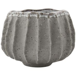 House Doctor Shell Urtepotte H14 cm, Beige/Grå