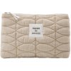 Meraki Mentha Kosmetiktasche 30x20 cm, Off White/Safari