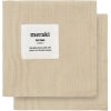 Meraki Verum Geschirrtcher 2er Set 75x55 cm, Off White/Safari