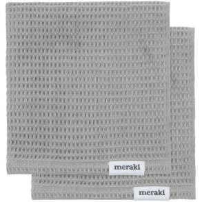 Meraki Pumila Opvaskeklud 2 stk. 30x30 cm, Lysegr�
