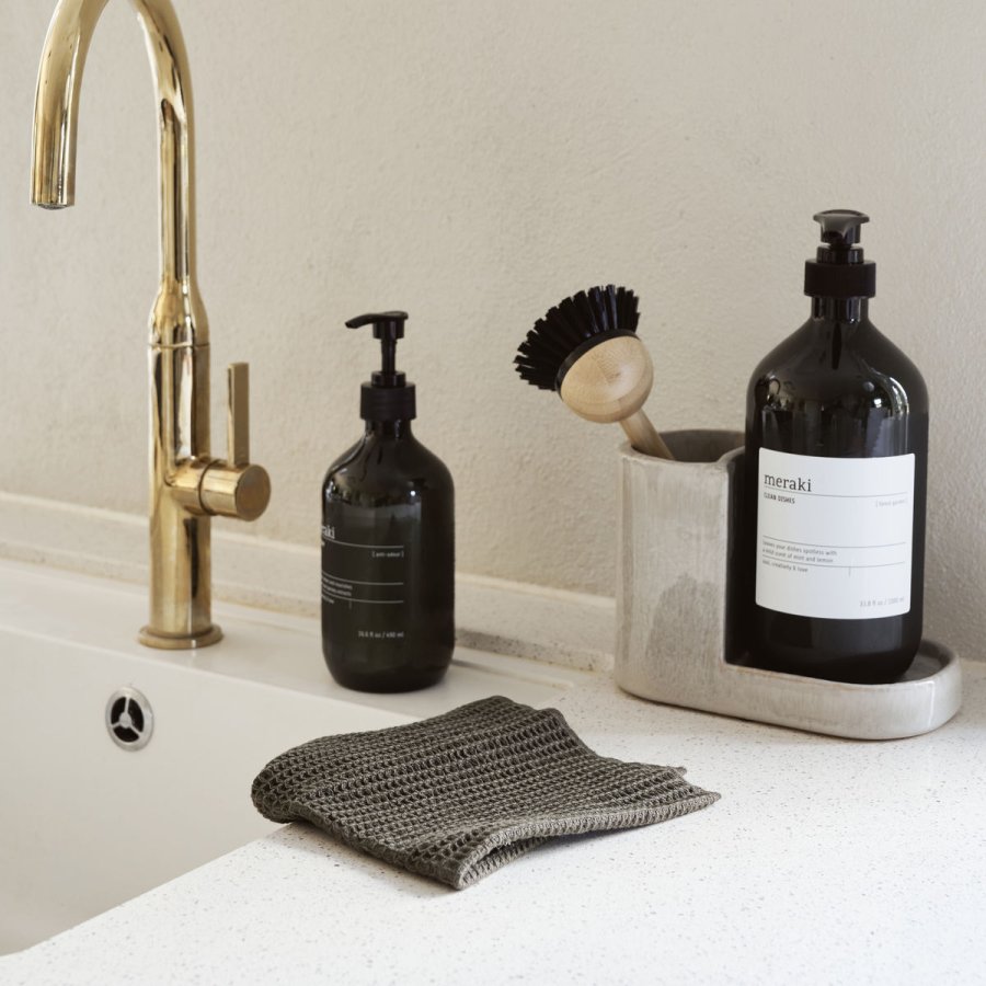 Meraki Pumila Opvaskeklud 2 stk. 30x30 cm, Armygr�n