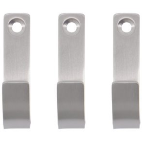 Meraki Thapsus Kleiderhaken 3er Set, 5,5 cm, Gebrstetes Silber