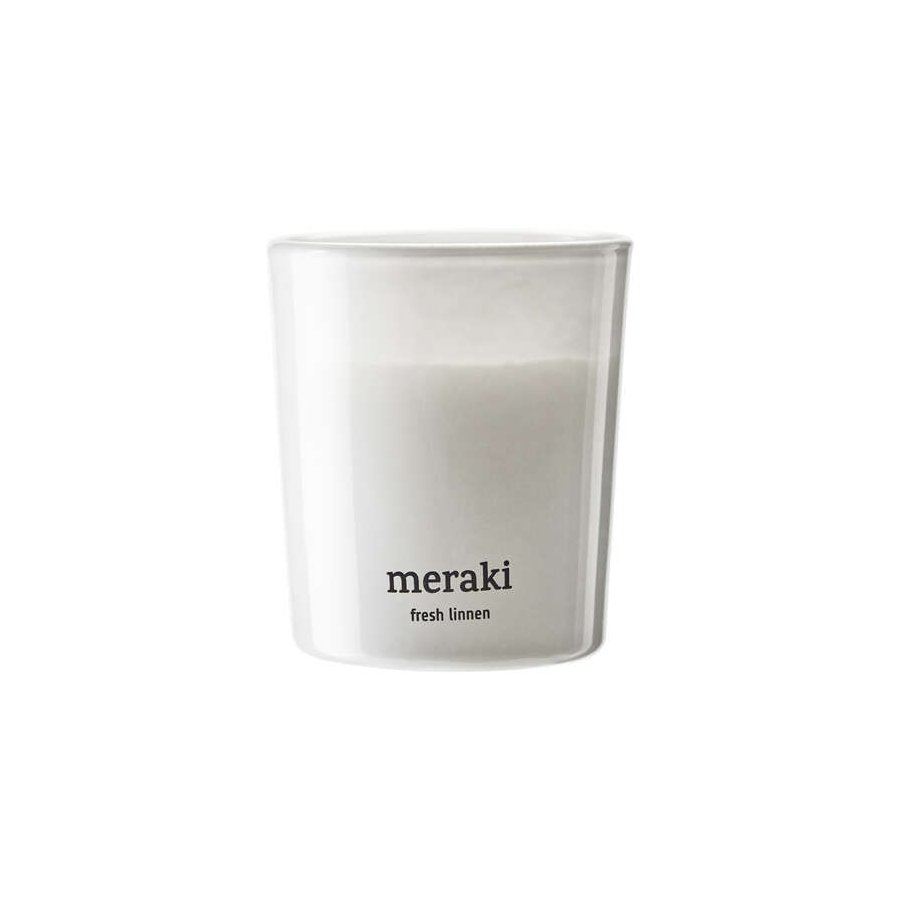 Meraki Duftkerzen 2er Set 6/H7 cm, Frische Bettwsche