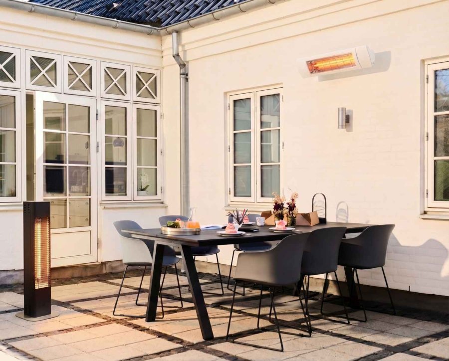 27 degrees AIR+ NXT 2800 High Performance ZeroLux Infrarot-Heizstrahler, Titanium Light-Gray