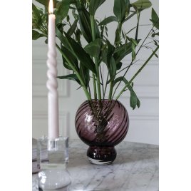 Specktrum Meadow Swirl Vase H20 cm, Plum