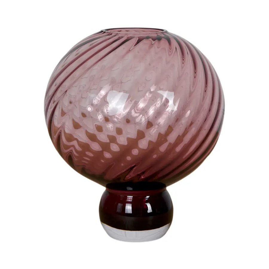 Specktrum Meadow Swirl Vase H27 cm, Plum