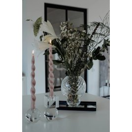 Specktrum Meadow Swirl Vase H20 cm, Klar