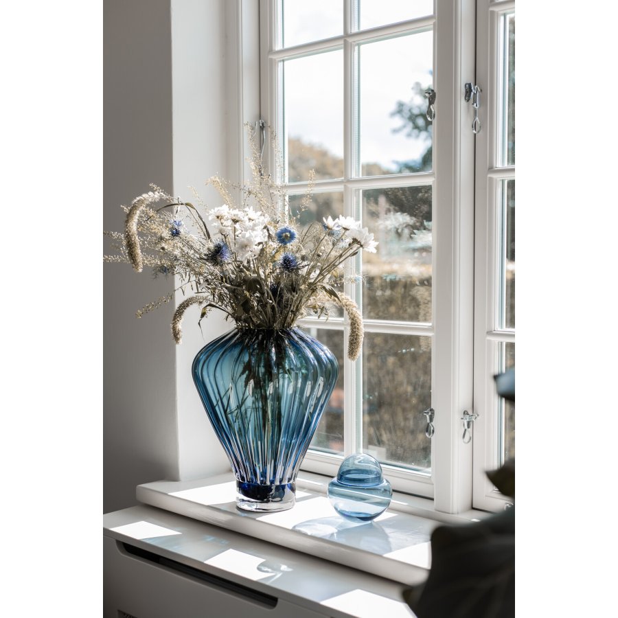 Specktrum Evelyn Vase H35 cm, Blau