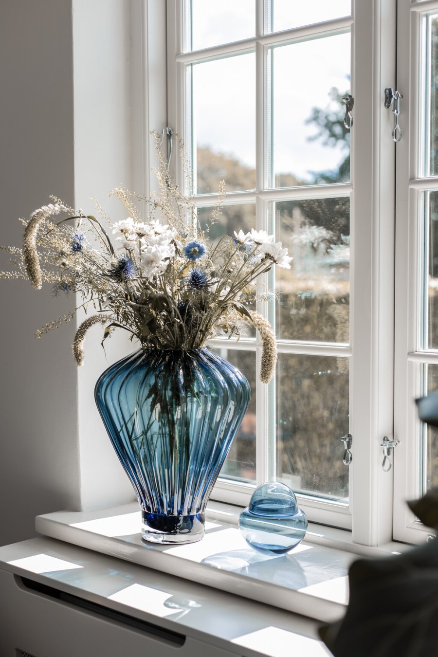 Specktrum Evelyn Vase H35 cm, Blau