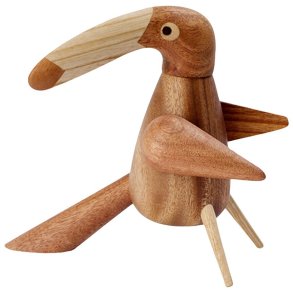 Spring Copenhagen Pfeffervogel 20,5 cm, Mahagoni