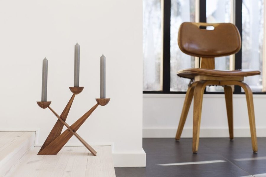 Spring Copenhagen Caravel Lysestage, Valnød