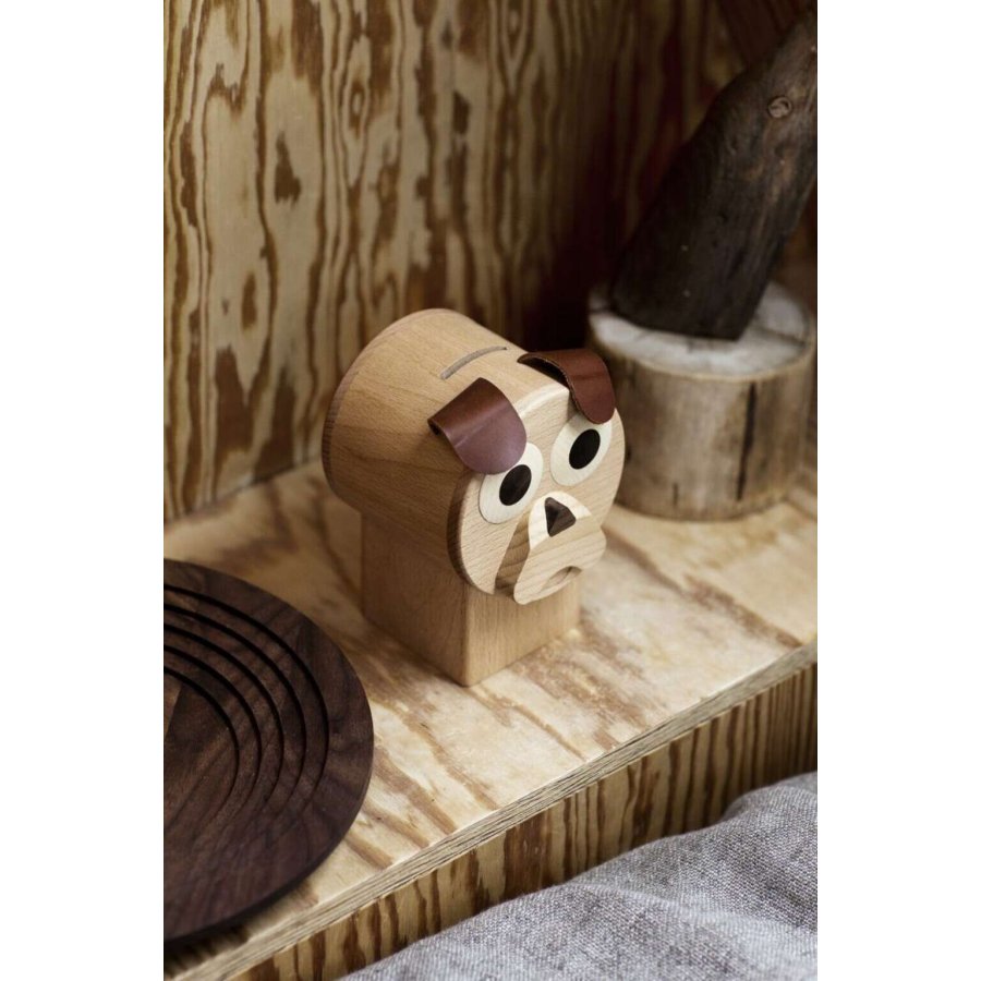 Spring Copenhagen Tinder dog Spareb�sse, B�g/Ahorn/Valn�d