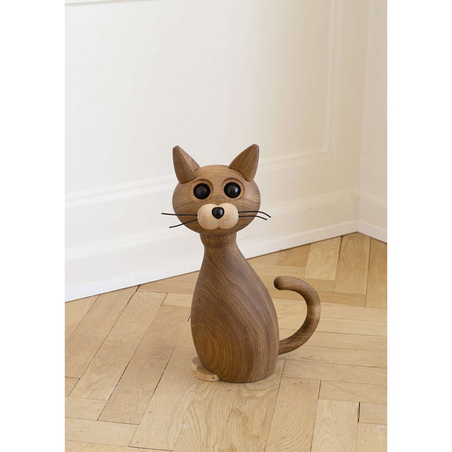 Spring Copenhagen Katze Big Lucky 37,5 cm, Eiche