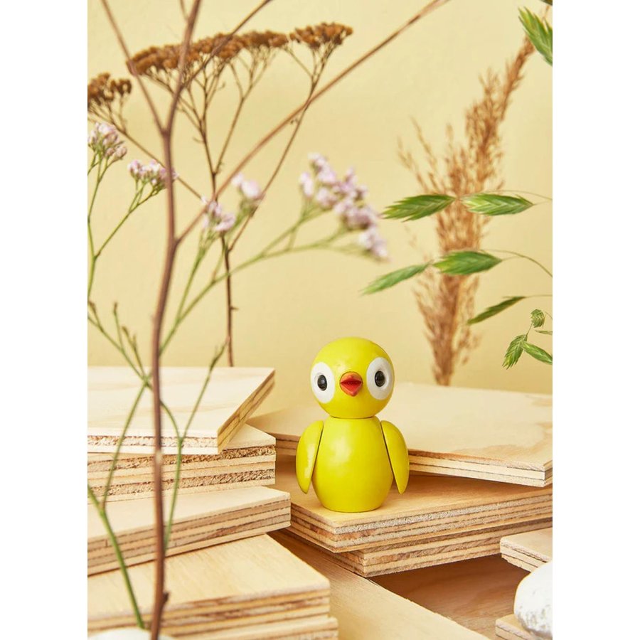 Spring Copenhagen Spring Birds 6,5 cm, Youthful Yellow