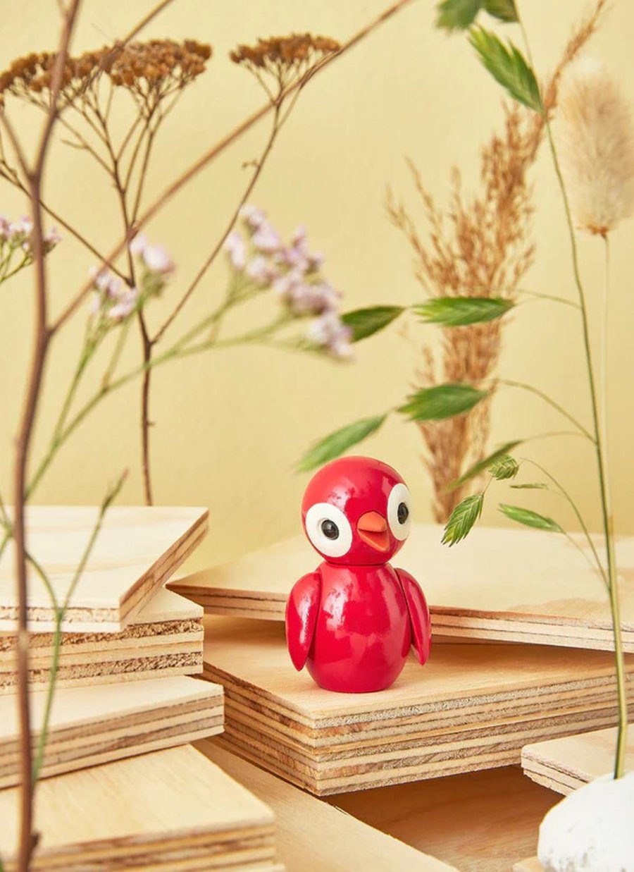 Spring Copenhagen Spring Birds 6,5 cm, Remarkable Red