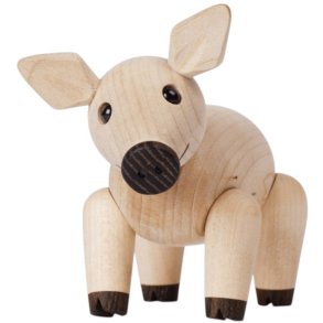 Spring Copenhagen Schwein Penny 11cm, Ahorn