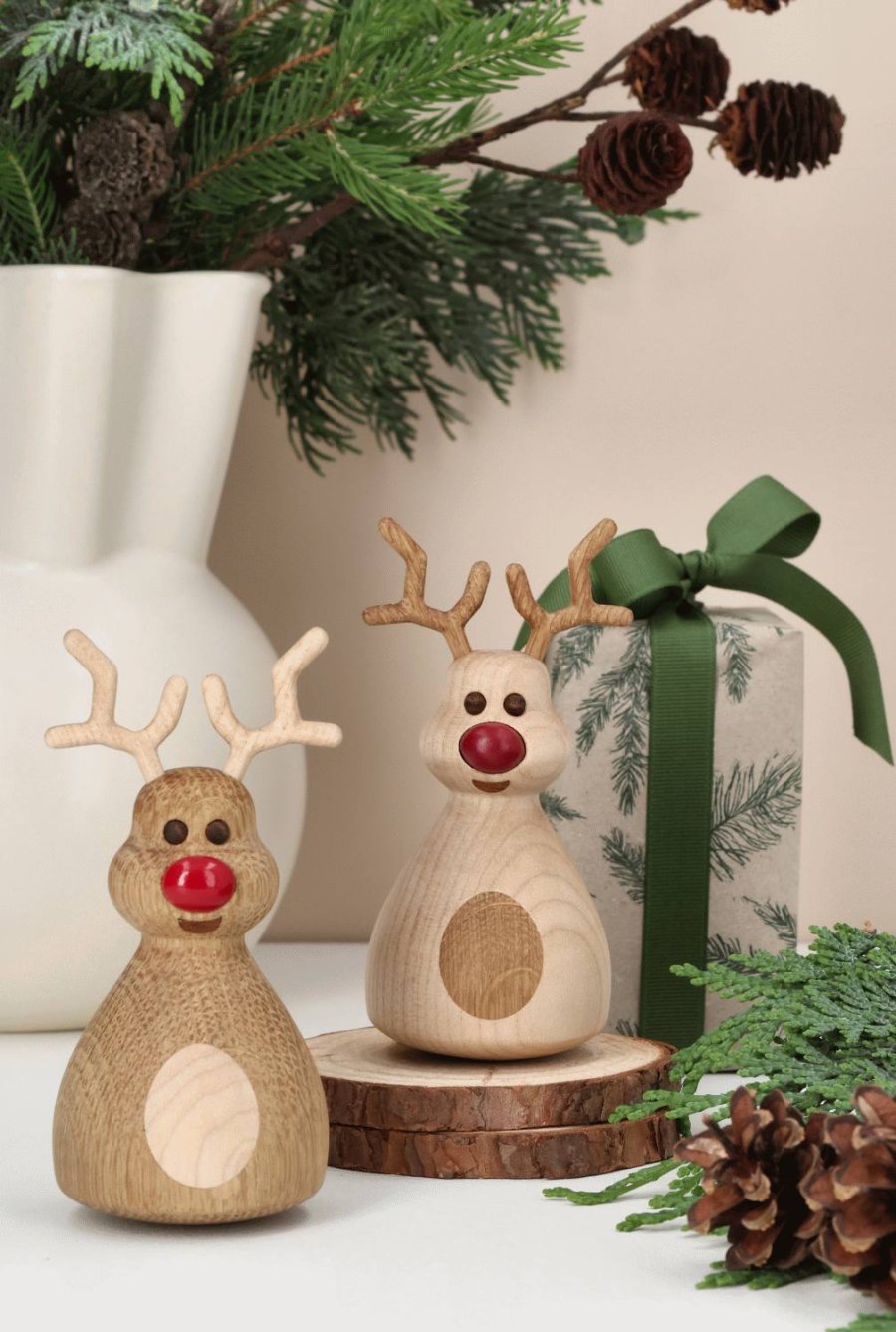 Spring Copenhagen Rentier Dizzie 12 cm, Ahornholz