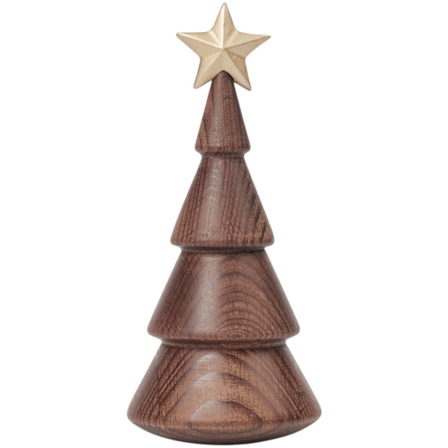 Spring Copenhagen Weihnachtsbaum mit Goldstern 13,8 cm, Thermobuche