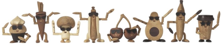 Spring Copenhagen Hotdog Harry 11,3 cm, Eg
