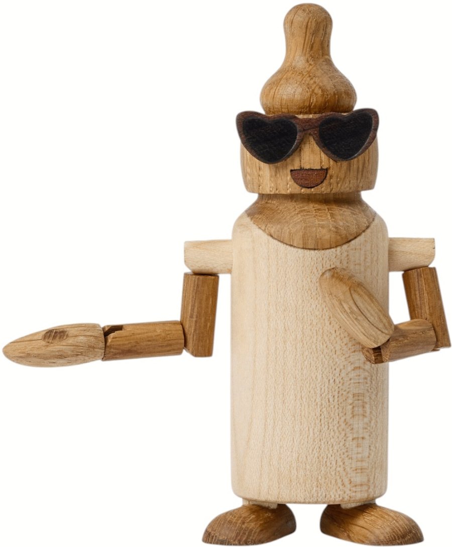 Spring Copenhagen Babyflasche Billie Baby Bottle 11,6 cm, Ahornholz