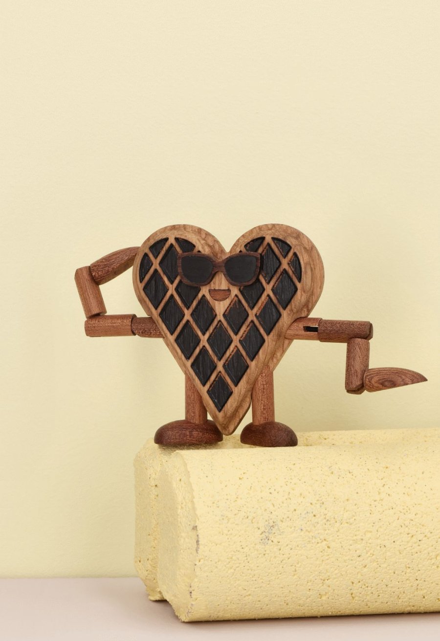 Spring Copenhagen Waffel Wendy Waffle 7,8 cm, Eiche