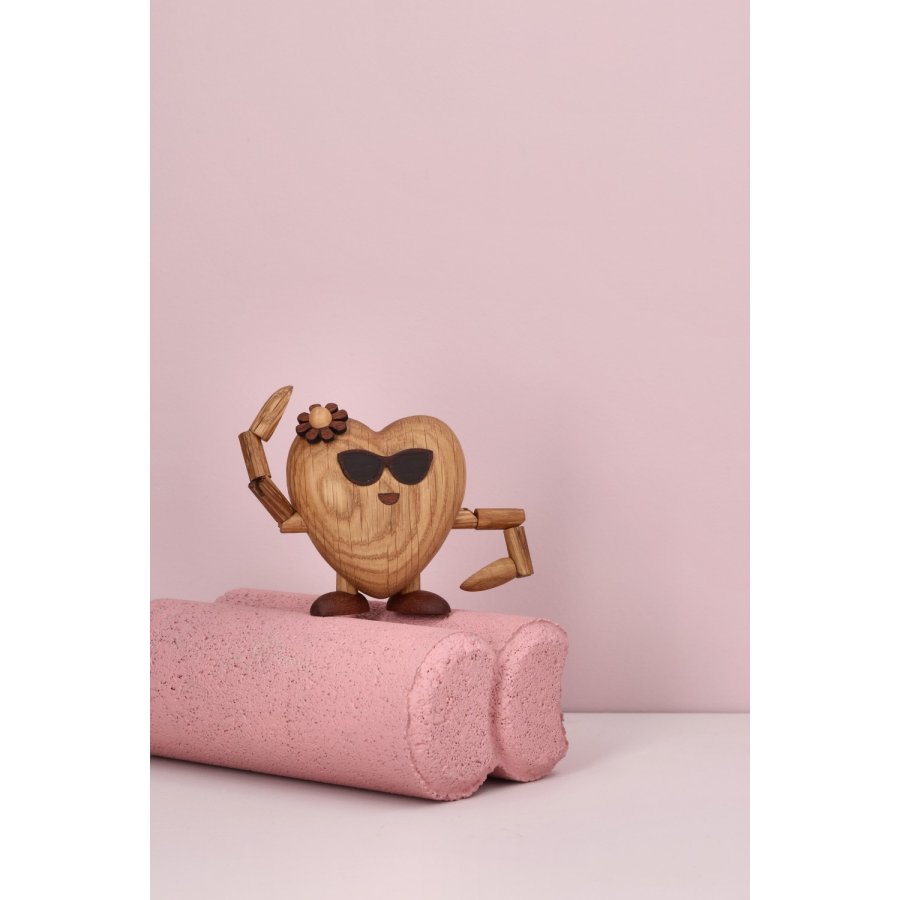 Spring Copenhagen Hjerte Molly 7,8 cm, Eg