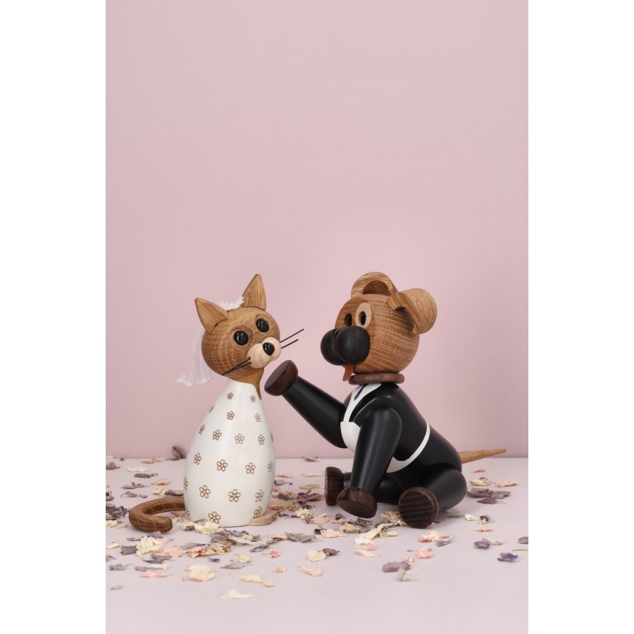Spring Copenhagen Brudepar Happy & Lucky 12,5 cm, B�g