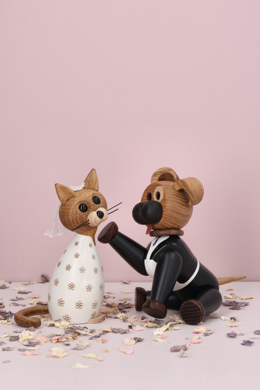 Spring Copenhagen Brudepar Happy & Lucky 12,5 cm, B�g