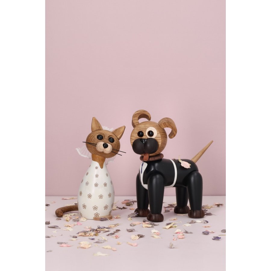 Spring Copenhagen Brudepar Happy & Lucky 12,5 cm, B�g