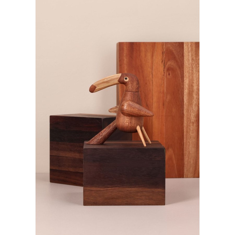 Spring Copenhagen Pfeffervogel 9 cm, Mahagoni